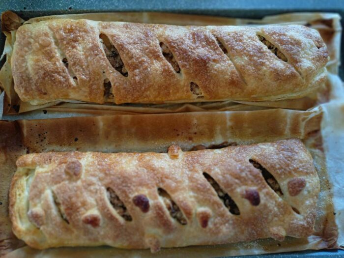 Strudel di mele con pasta sfoglia 