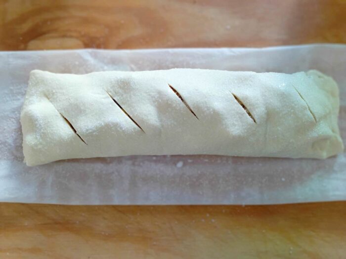 pasta sfoglia arrotolata