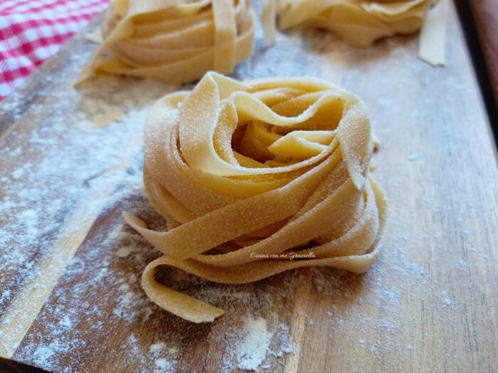 Tagliatelle fatte in casa
