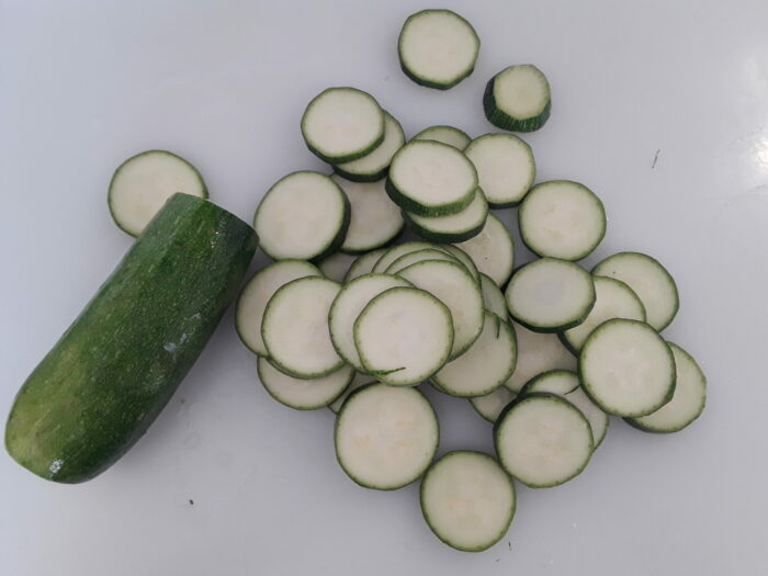 zucchine tagliate