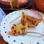 Torta alla ricotta con gocce di cioccolato