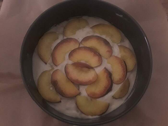 torta pesche
