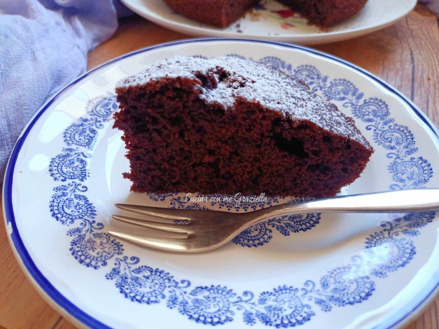 Torta della suocera al cacao
