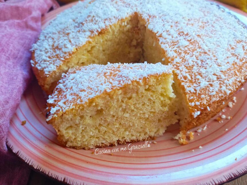 Torta limone e cocco