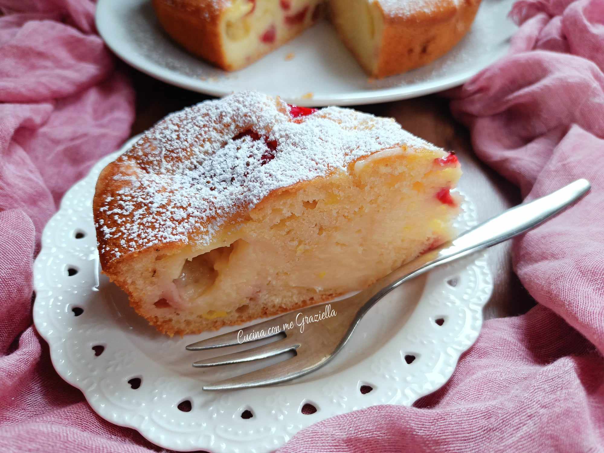 Torta nua alle fragole