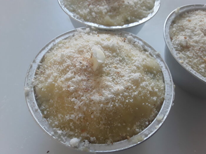 tortini di patate ripieni di funghi e formaggio