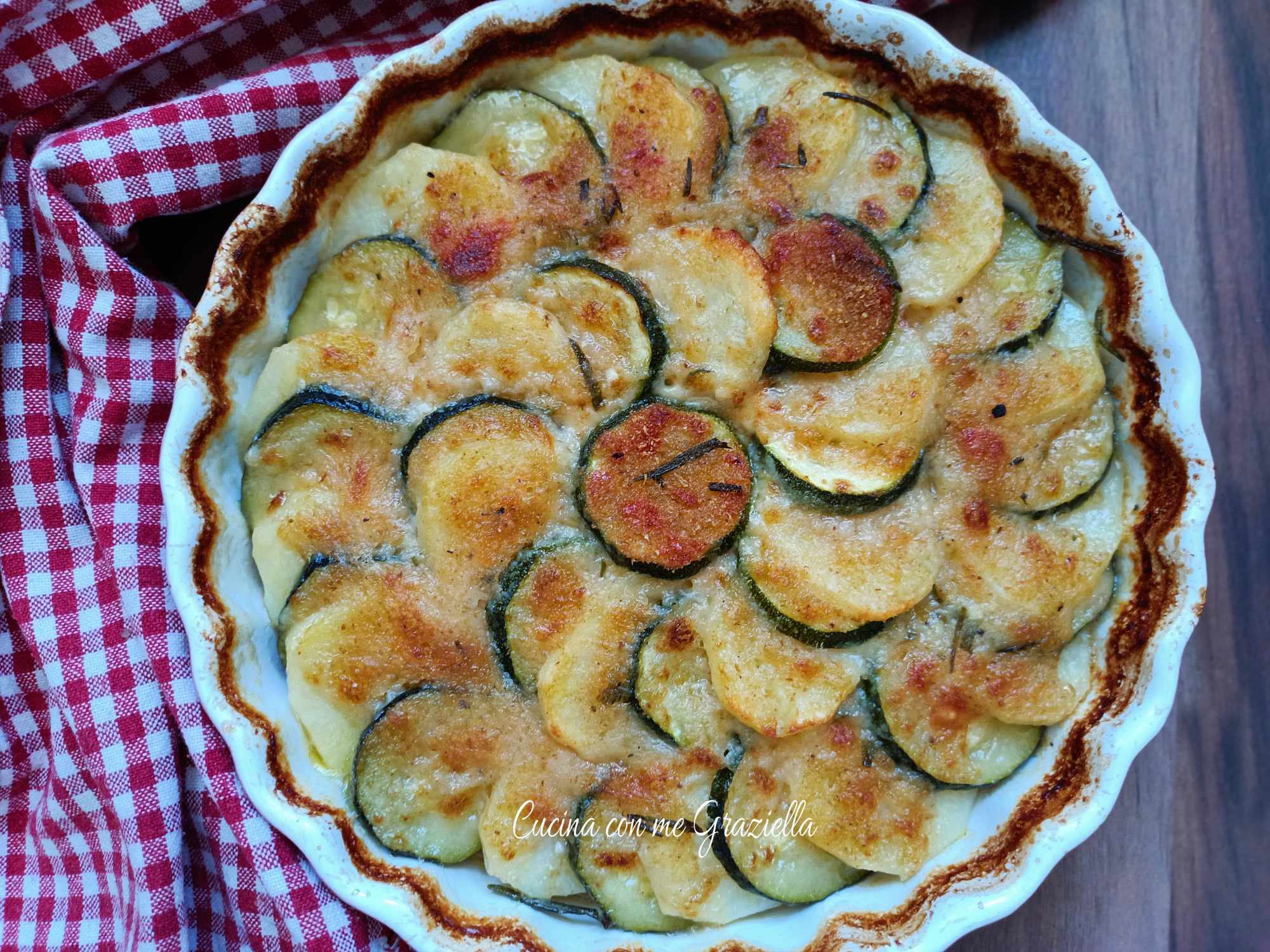 Tortino di patate e zucchine