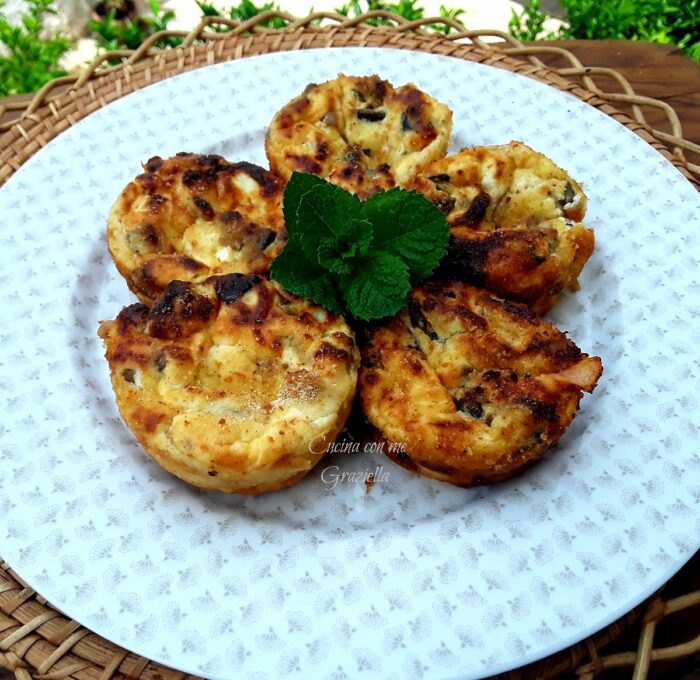 Tortino ricotta e melanzane