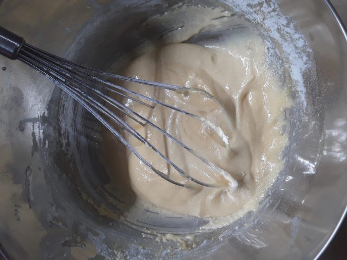 Tuorli zucchero e farina