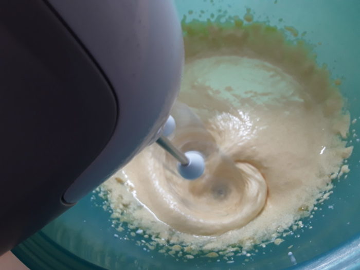 Tuorli e zucchero montati