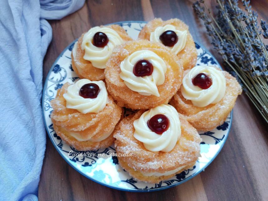 Zeppole fritte senza glutine