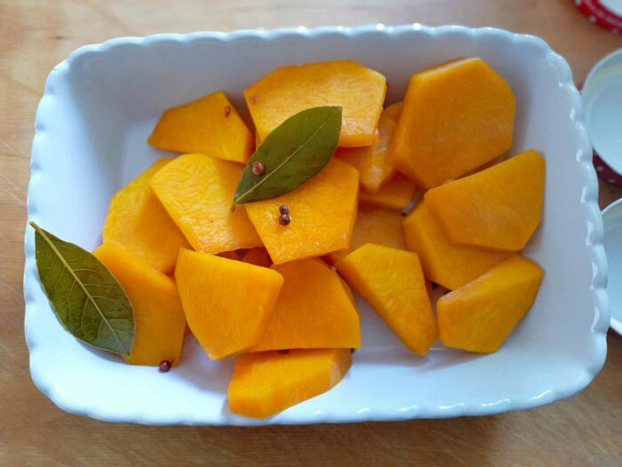 zucca vassoio
