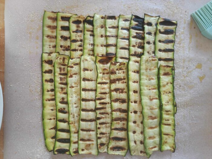 zucchine sulla carta forno