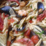Capunti ai frutti di mare