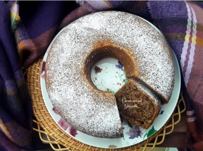 ciambellone alle noci e ricotta