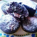 Muffin al cacao ripieni di nutella