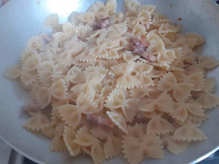 pasta e pancetta