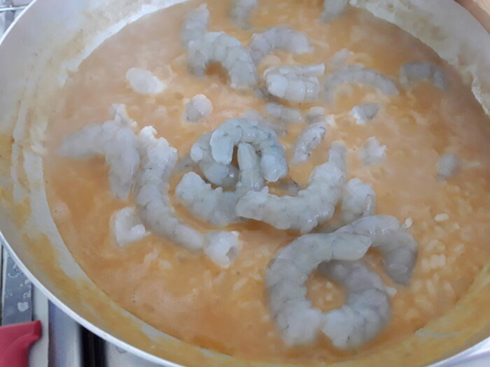 gamberetti in padella