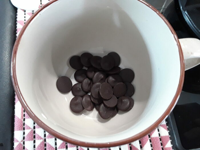 cioccolato fondente a bagno maria
