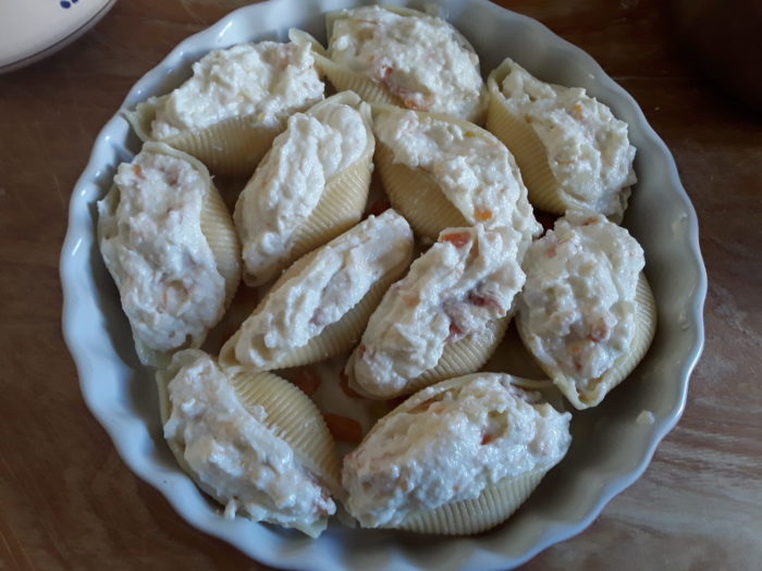 conchiglioni in teglia