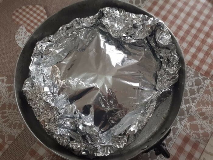 spigola al cartoccio con patate