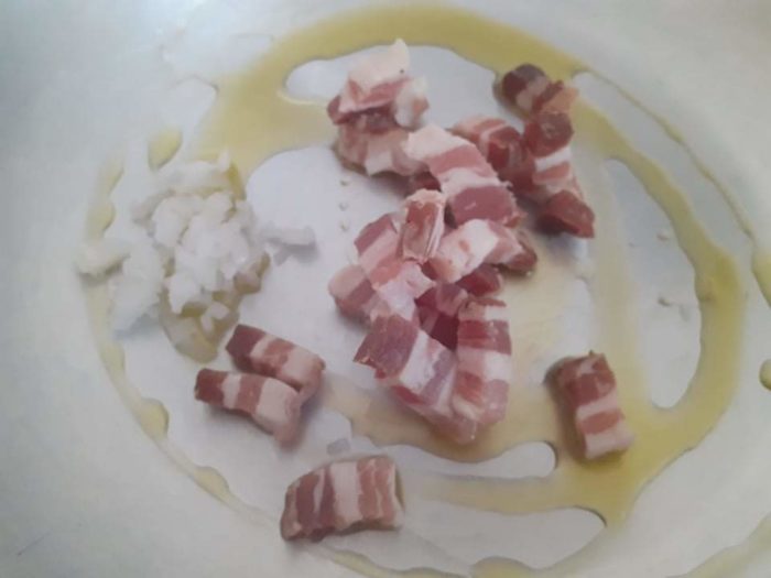 pancetta a rosolare
