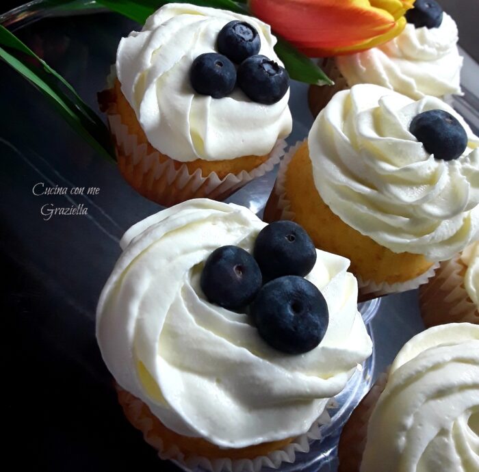 Cupcake ai mirtilli
