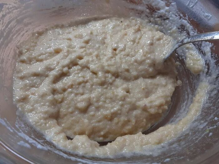 Composto di mandorle e albumi