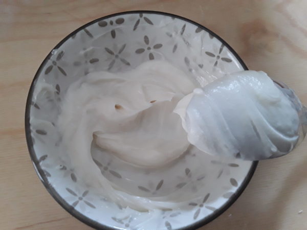 cioccolato bianco sciolto