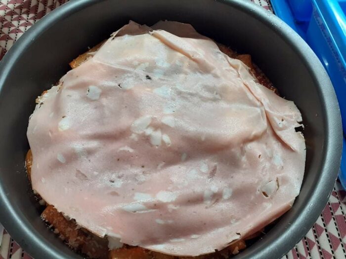mortadella su pasta