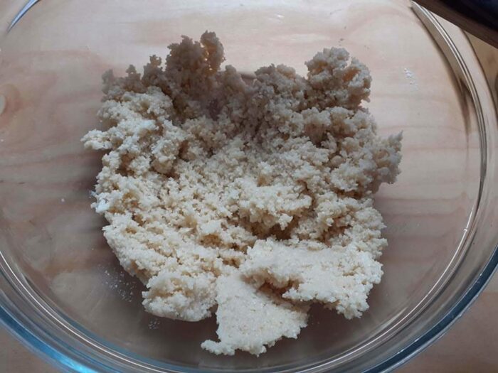 composto Mandorle a raffreddare