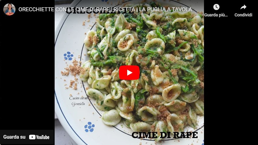 orecchiette con le cime di rape