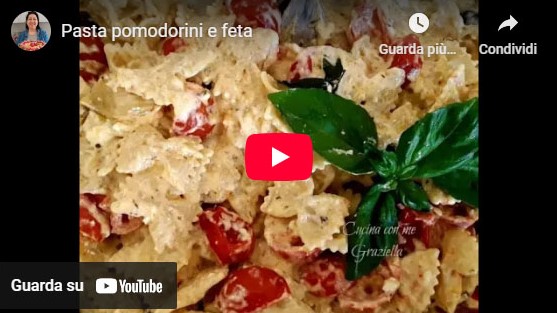 pasta pomodorini e feta YT