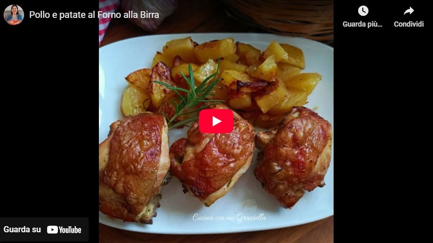pollo e patate al forno alla birra YT