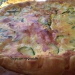 Quiche di zucchine e speck