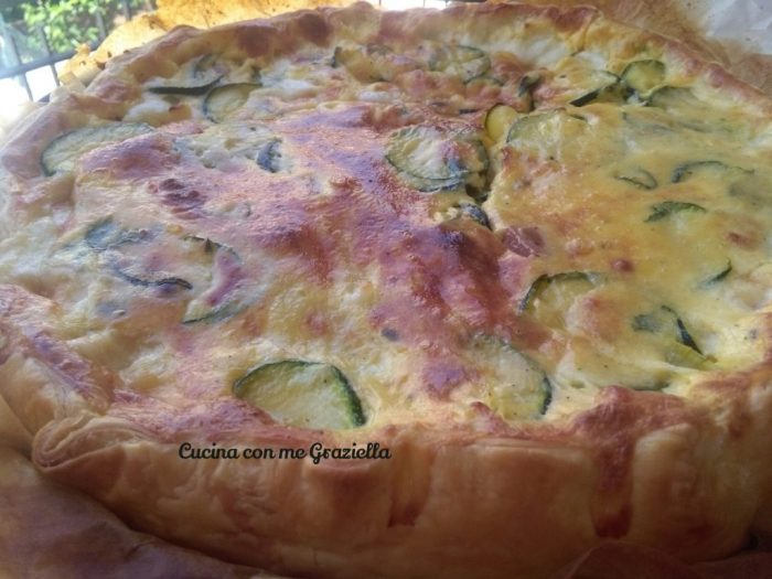 quiche di zucchine e speck