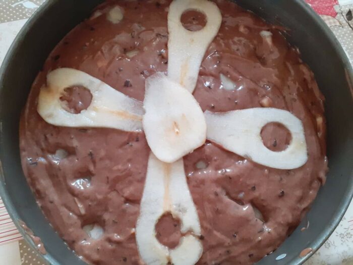 Torta pere e cioccolato
