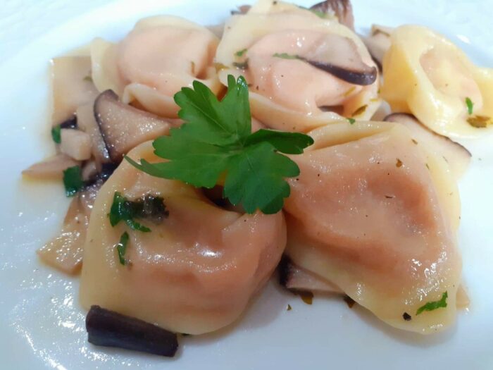 Tortelloni ripieni di zucca e gorgonzola