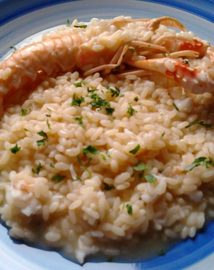 risotto agli scampi