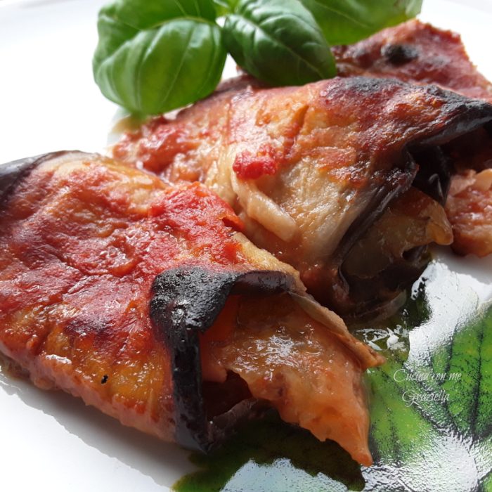 Involtini di melanzane al forno