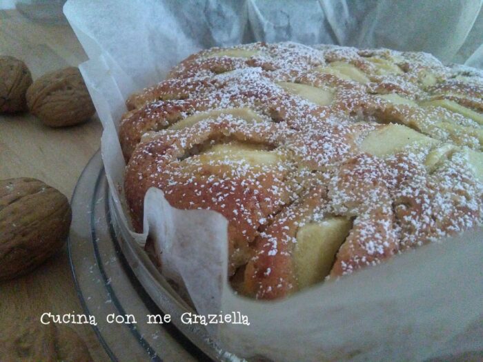 torta mele e noci