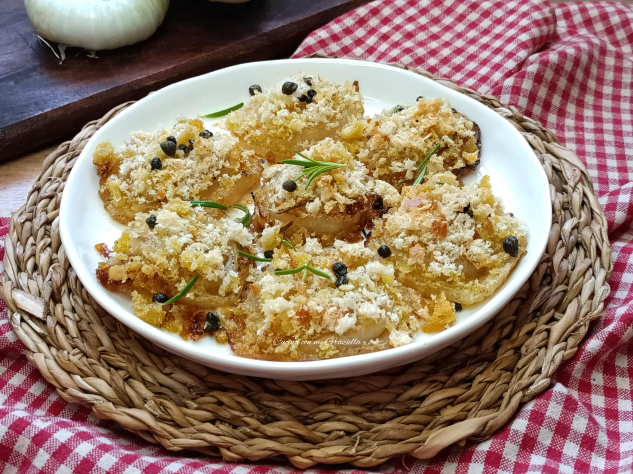 Cipolle Borettane Gratinate al Forno