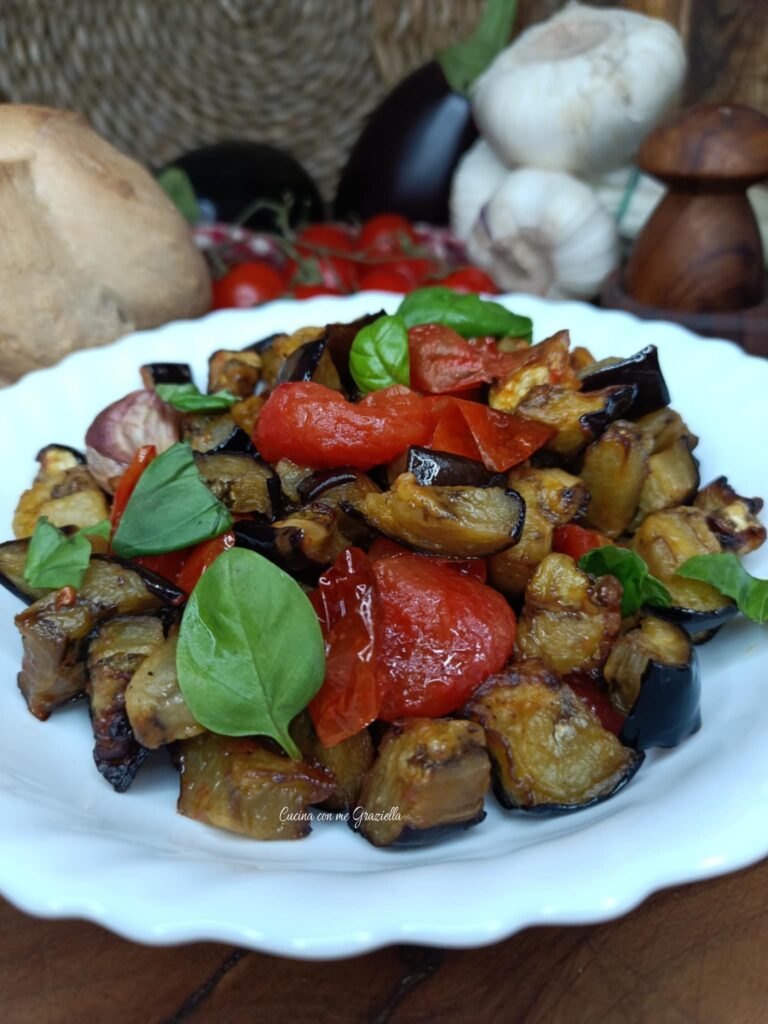 Melanzane a Funghetto in friggitrice ad aria