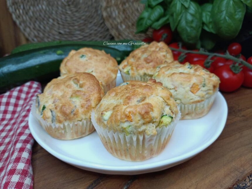 Muffin salati in friggitrice ad aria