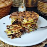 Pancake allo yogurt con gocce di cioccolato