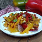 Peperoni gratinati in friggitrice ad aria