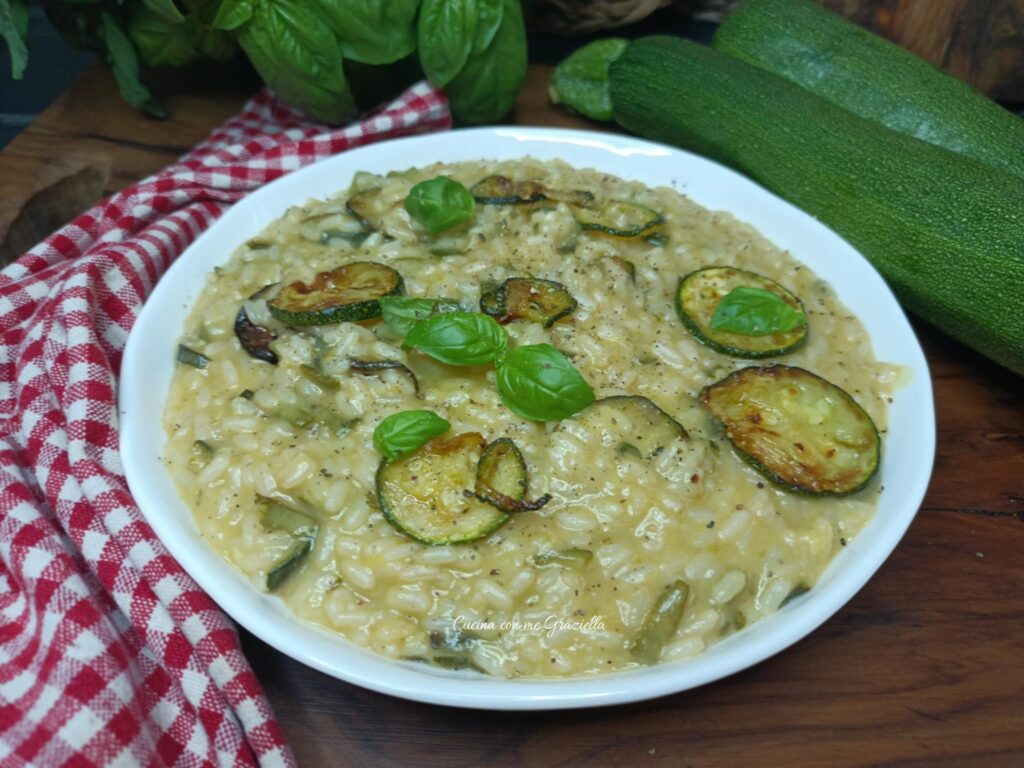 Risotto alla nerano Risotto alla nerano