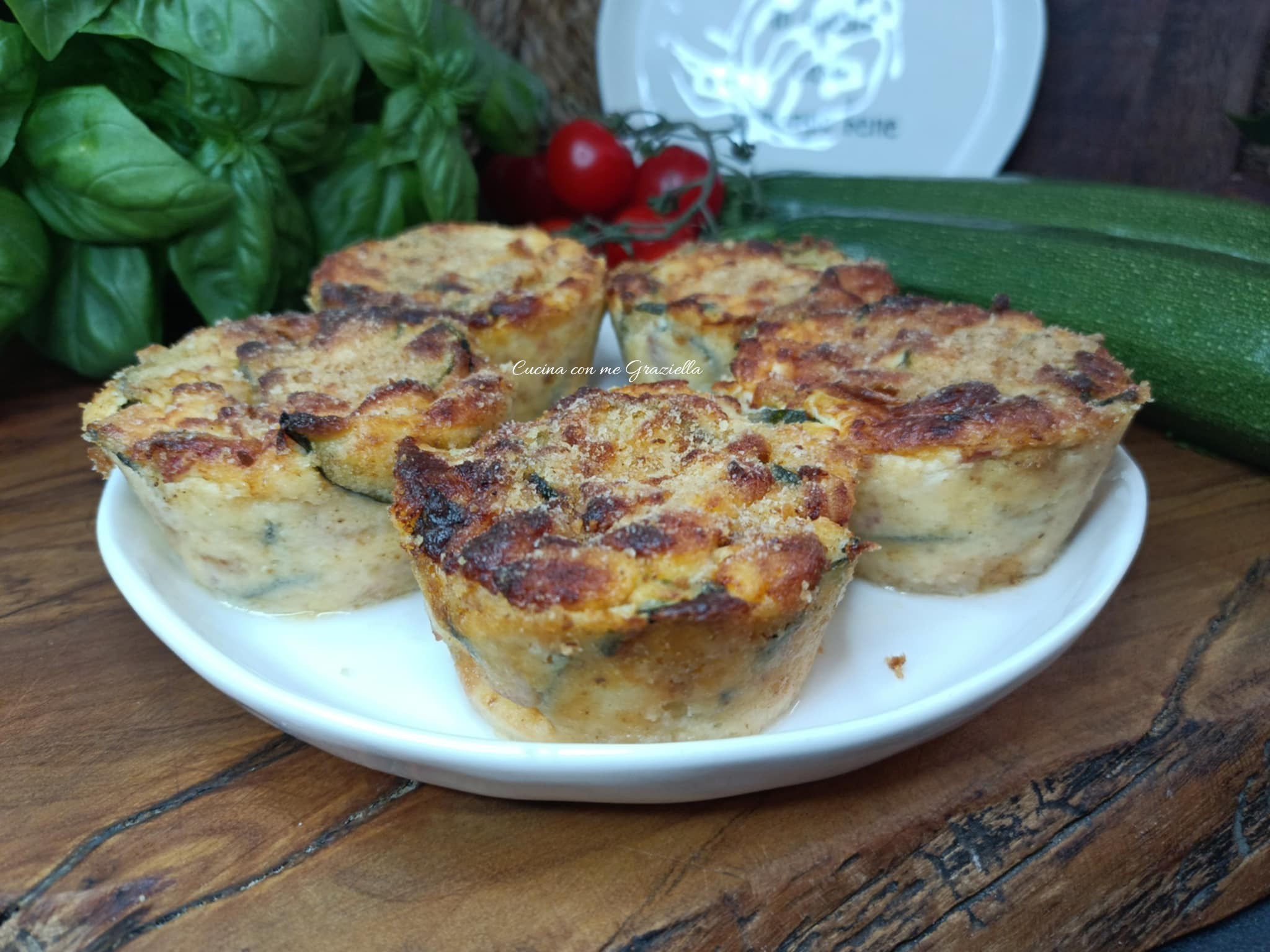 Tortini di ricotta e zucchine