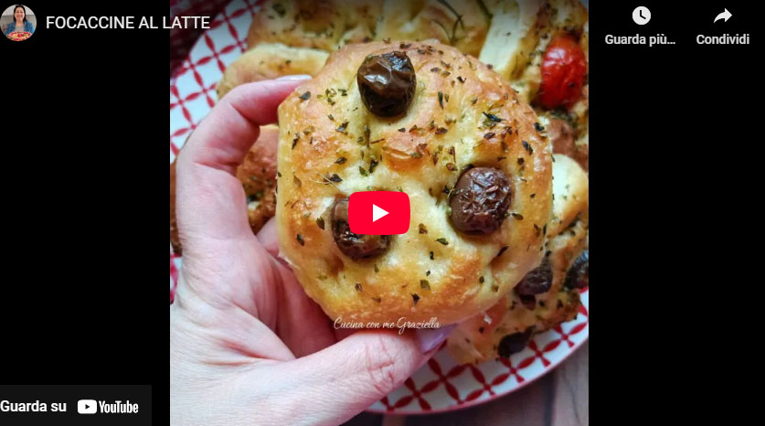 focaccine al latte YT focaccine al latte YT