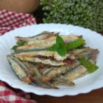 Alici alla scapece in friggitrice